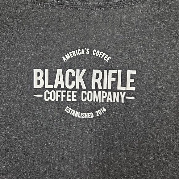 Black Rifle Coffee Company T-Shirt Men's Size Large American Flag AR Gun Patriot - Picture 7 of 7